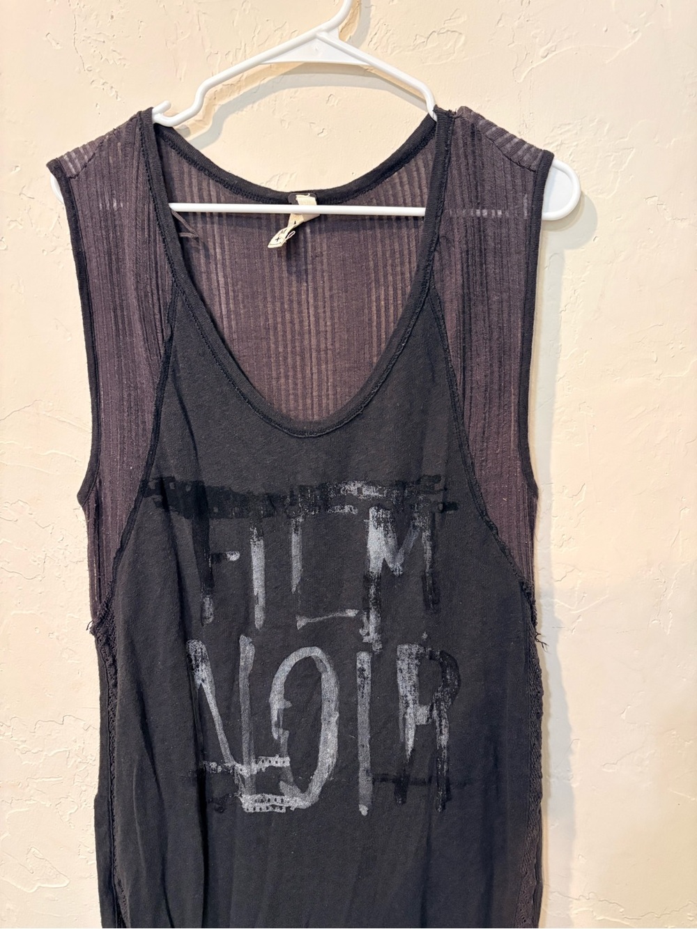 We The Free Black Graphic Layered Tank dress - Picture 2 of 4